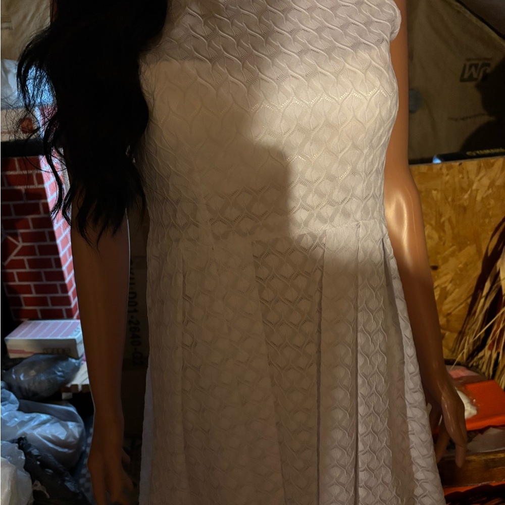 Ladies Lovestruck Elegant White Dress Size M